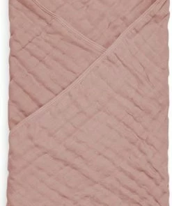 Jollein Badcape Wrinkled 75x75cm - Rosewood -Zwitsal - Winkel 342x840