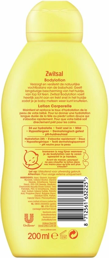 6x Zwitsal Bodylotion 200 Ml 2 6x Zwitsal Bodylotion 200 Ml - Afbeelding 2