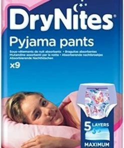 DryNites Absorberende Luierbroekjes Girl 8-15 Jaar 9 Stuks -Zwitsal - Winkel 417x840 1