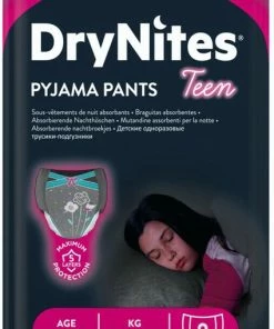 DryNites Absorberende Luierbroekjes Girl 8-15 Jaar 9 Stuks