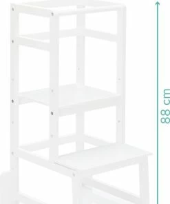 Fillikid Kinder Leertoren - Learning Tower - Wit - Made In EU -Zwitsal - Winkel 432x840 3