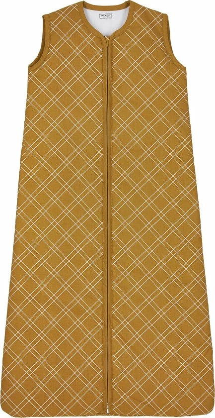 Meyco Double Diamond Winter Baby Slaapzak Gevoerd - 70 Cm - Honey Gold 1 Meyco Double Diamond Winter Baby Slaapzak Gevoerd - 70 Cm - Honey Gold