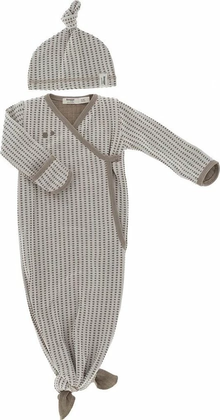 Snoozebaby New Born Slaapzakje - Cocoon - 100% Organic Katoen - Incl Mutsje - 0-3 Maanden - TOG 1.0 - Zacht Bruin Warm Brown 1 Snoozebaby New Born Slaapzakje - Cocoon - 100% Organic Katoen - Incl Mutsje - 0-3 Maanden - TOG 1.0 - Zacht Bruin Warm Brown