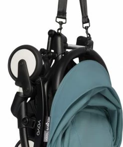 Babyzen YOYO Buggy COMPLEET / FULL SET 0+ En 6+ Aqua Frame Zwart -Zwitsal - Winkel 447x840