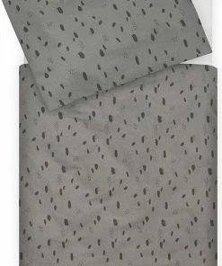 Jollein Baby Dekbedovertrek Met Sloop Spot 100x135/140cm - Storm Grey