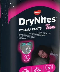 DryNites Absorberende Luierbroekjes Girl 8-15 Jaar 9 Stuks -Zwitsal - Winkel 471x840 1