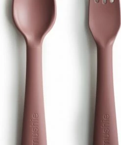 Mushie - Kinderservies Vork & Lepel