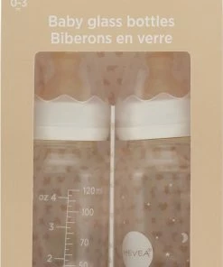 Hevea Drinkfles - Glas - 2 Stuks -120ml - Met Speen - 0-3 Maanden -Zwitsal - Winkel 475x840 2