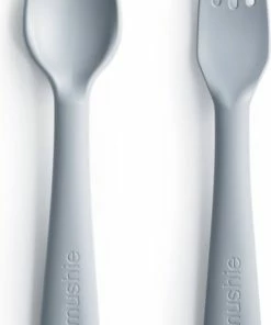 Mushie - Kinderservies Vork & Lepel -Zwitsal - Winkel 486x840