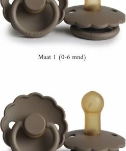 Frigg Fopspeen - Maat 2 6-18 Maanden - 1 Stuk - Daisy - Peach Bronze 35 Frigg Fopspeen - Maat 2 6-18 Maanden - 1 Stuk - Daisy - Peach Bronze -Zwitsal - Winkel 490x840 3