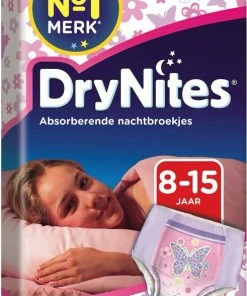 DryNites Absorberende Luierbroekjes Girl 8-15 Jaar 9 Stuks -Zwitsal - Winkel 491x840 2