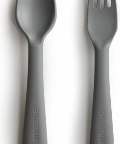 Mushie - Kinderservies Vork & Lepel -Zwitsal - Winkel 492x840