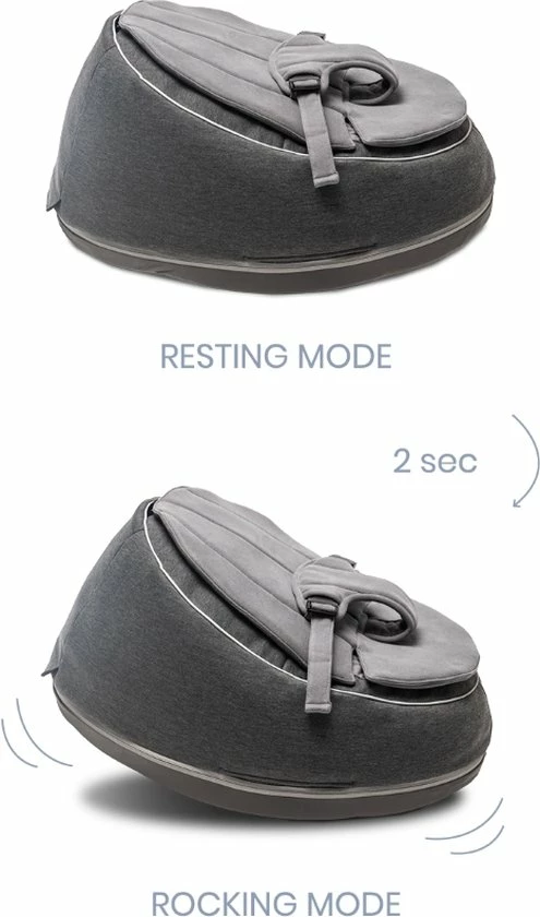 Doomoo - Seat'n Swing - Meegroeiende Poef En Schommelstoel - Kaki 10 Doomoo - Seat'n Swing - Meegroeiende Poef En Schommelstoel - Kaki - Afbeelding 10