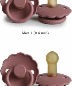 Frigg Fopspeen - Maat 2 6-18 Maanden - 1 Stuk - Daisy - Peach Bronze 36 Frigg Fopspeen - Maat 2 6-18 Maanden - 1 Stuk - Daisy - Peach Bronze -Zwitsal - Winkel 500x840 5