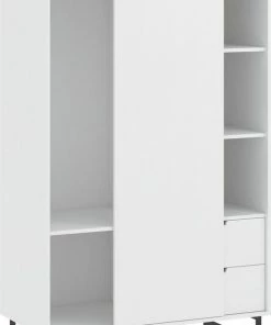 Cabino Babykamer Dalton - Babybed & Commode & Kledingkast - Verstelbare Bodem - Wit 18 Cabino Babykamer Dalton - Babybed & Commode & Kledingkast - Verstelbare Bodem - Wit -Zwitsal - Winkel 515x840 3