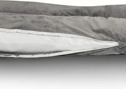 TELANO Velvet Zwangerschapskussen Hoes XXL Grijs 145 X 80cm|High Quality Zachte Velvet|Voedingskussen Hoes -Zwitsal - Winkel 550x174