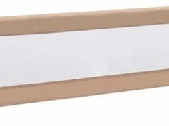 VidaXL Bedhekje Peuter 180x42 Cm Polyester Taupe