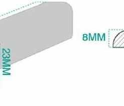 Minikidsshop Stootrand Foam - Rand Beschermer - Rand Bescherming - Tafelbeschermer - Kids/kinder Safety - Baby Safety - Veiligheid - Tafelhoek - Tafelrand - Omrander - Stootkussen - Stootrand - Ledikant - Bruin -Zwitsal - Winkel 550x210