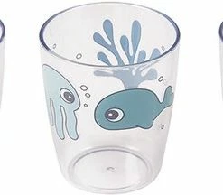 Done By Deer Sea Friends Yummy Kinderglas Blue 3 Stuks