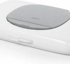 OXO Tot Doekjesverdeler Voor Onderweg - Billendoekjesdoos - Billendoekjes Houder -Wipe Box -Wit-Grey