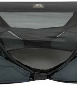 Deryan Baby Luxe Campingbedje Inclusief Zelfopblaasbare Matras - Zwart -Zwitsal - Winkel 550x271 1