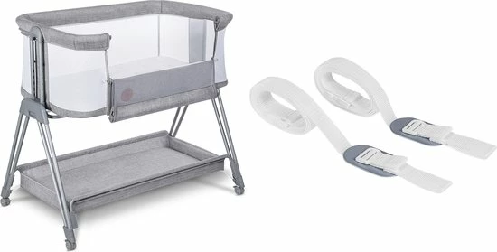 Lionelo Luna - Bedje - 2 In 1 - Geboorte Tot 9 Kg - 4 Wielen Met Blokkade 9 Lionelo Luna - Bedje - 2 In 1 - Geboorte Tot 9 Kg - 4 Wielen Met Blokkade - Afbeelding 9