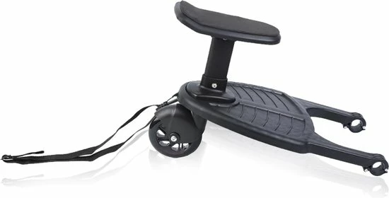 Merkloos Happyment Universeel Meerijdplankje - Met Zitting - Voor Kinderwagen - Buggyboard - Zwart 6 Merkloos Happyment Universeel Meerijdplankje - Met Zitting - Voor Kinderwagen - Buggyboard - Zwart - Afbeelding 6