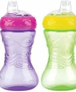 N?by Nuby Easy Grip Antilekbeker 300ml Blauw 6m+ -Zwitsal - Winkel 550x296 1