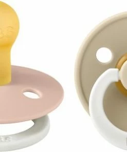 BiBS - Colour Collection - Stage 3 Fopspeen - 18+ Maanden - 2 Stuks - Blush Glow / Vanilla Glow -Zwitsal - Winkel 550x301 5
