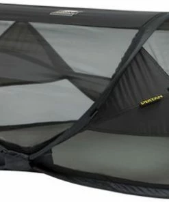 Deryan Baby Luxe Campingbedje Inclusief Zelfopblaasbare Matras - Zwart -Zwitsal - Winkel 550x304