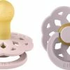 BiBS - Boheme Pacifier - Stage 1 Fopspeen - 2 Stuks - Blossom / Dusky Lilac