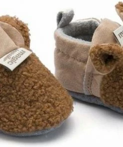 Completebabyuitzet Babyslofjes - Antislip Fleece Voering - Completebabyuizet - Slofjes Voor Je Baby, Dreumes Voor Jongens En Meisjes 0-6 Maanden (11cm) - Bruin -Zwitsal - Winkel 550x306 4