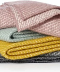 Klippan Yllefabrik Klippan 100% Eco-wollen Wiegdeken - Velvet Grijs - Warm-zacht-65x90cm -Zwitsal - Winkel 550x311 1