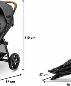 Lionelo Annet Plus - Kinderwagen 2in1 - Inklapsysteem - XXL Dakje - Tot 22 Kg -Zwitsal - Winkel 550x318