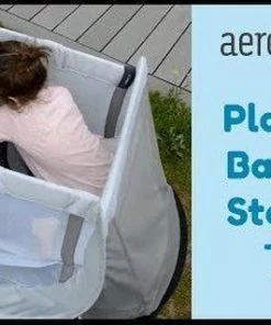 AeroMoov Instant Travel Cot Reisbed - Grey Rock -Zwitsal - Winkel 550x319