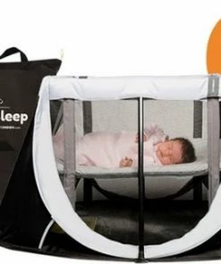 AeroMoov Instant Travel Cot Reisbed - Grey Rock -Zwitsal - Winkel 550x324