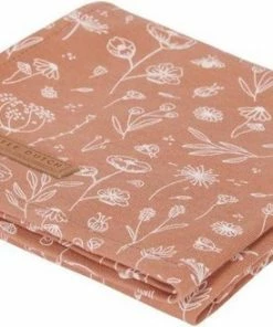 Little Dutch Swaddle Doeken 120 X 120 Wild Flowers Rust / Pure Rust