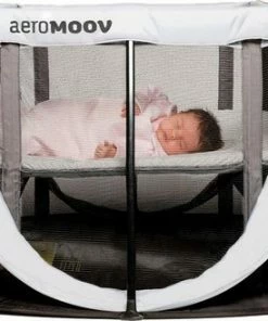 AeroMoov Instant Travel Cot Reisbed - Grey Rock -Zwitsal - Winkel 550x328 4