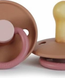 FRIGG Fopspeen Color Maat 2 - 6-18 Maanden - Flamingo - Natuurrubber -Zwitsal - Winkel 550x328 5