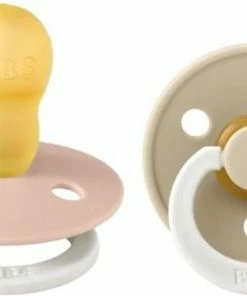BiBS - Colour Collection - Stage 3 Fopspeen - 18+ Maanden - 2 Stuks - Blush Glow / Vanilla Glow