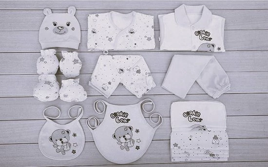 Merkloos Newborn - Baby Kleding Jongen - Baby Cadeau - Baby Mutsje - Kraam Cadeau - Babyshower Cadeau Set 10-Delig - Geel - 0-3 Maanden 4 Merkloos Newborn - Baby Kleding Jongen - Baby Cadeau - Baby Mutsje - Kraam Cadeau - Babyshower Cadeau Set 10-Delig - Geel - 0-3 Maanden - Afbeelding 4