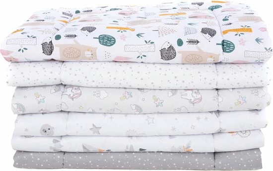 Novéy - Boxkleed 75x95 Cm - Sterren - Grijs - Beige - Baby - Speelkleed 11 Novéy - Boxkleed 75x95 Cm - Sterren - Grijs - Beige - Baby - Speelkleed - Afbeelding 11