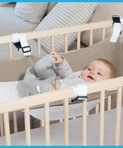 MAMEA Baby Hangmat - Zomer Hangmat Voor Babybedje - Draagbaar Uniseks Hangbed Met 6 Verstelbare Veiligheid - Babyschommel - Kraamcadeaus - Eenvoudig Op Te Zetten Wieg - Baby Geschenksets