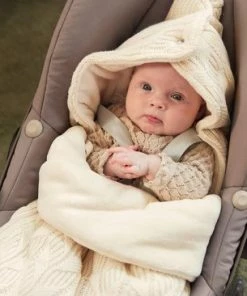 Jollein Voetenzak Voor Autostoel & Kinderwagen - Spring Knit - Ivory -Zwitsal - Winkel 550x366 128
