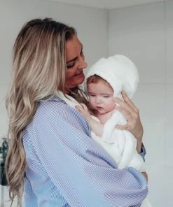 Womboo Buidel Badcape (Wit) 100% Bamboe