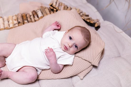 Link Kidswear Unisex Romper GOTS - Wit - Maat 86/92 2 Link Kidswear Unisex Romper GOTS - Wit - Maat 86/92 - Afbeelding 2