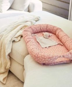 Jollein Baby Deken Ledikant 100x150cm Spring Knit - Rosewood/Coral Fleece -Zwitsal - Winkel 550x366 32