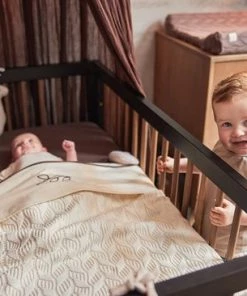 Jollein Baby Deken Ledikant 100x150cm Spring Knit - Rosewood/Coral Fleece -Zwitsal - Winkel 550x366 34