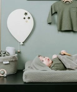 Baby's Only Gebreide Wikkeldeken - Omslagdoek Baby Sky - Teddy Voering - Urban Green - 75x75 Cm - Geschikt Voor Drie- En Vijfpuntsgordel -Zwitsal - Winkel 550x366 4