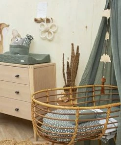 Meyco Wiegdeken Cheetah - Forest Green - 75x100cm -Zwitsal - Winkel 550x366 82